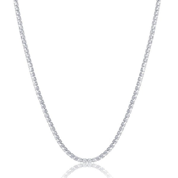 Silver Iced 3mm Tennis Chain